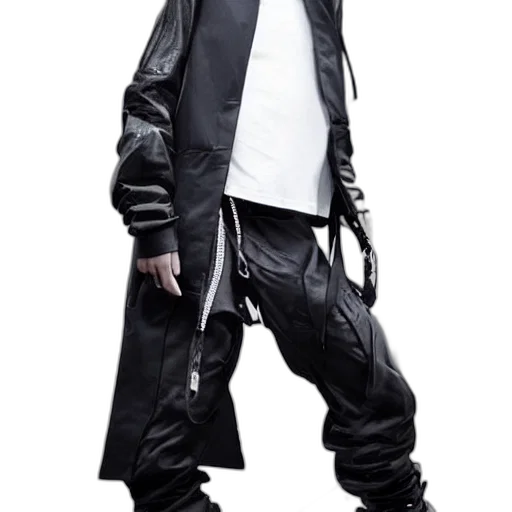 jacket, cyberpunk, concept art, photorealistic transparent PNG cut-out