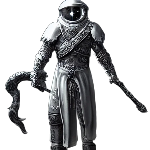 staff, robot, sword, concept art transparent PNG cut-out