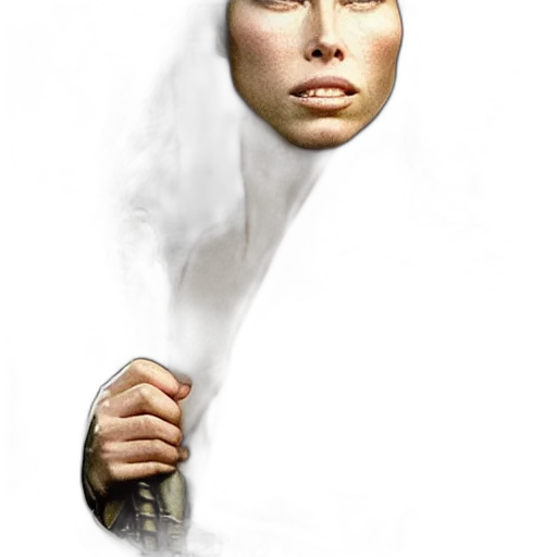 face, mask, staff, weapon transparent PNG cut-out