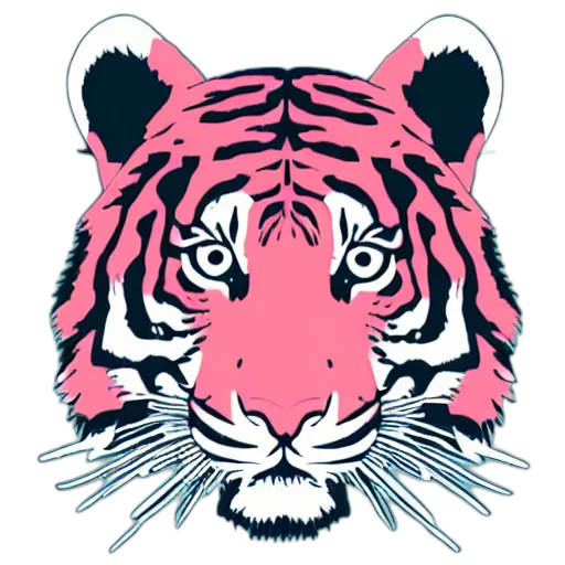 animal, staff, face, vaporwave, pixel art, concept art, 3d render, monochrome transparent PNG cut-out