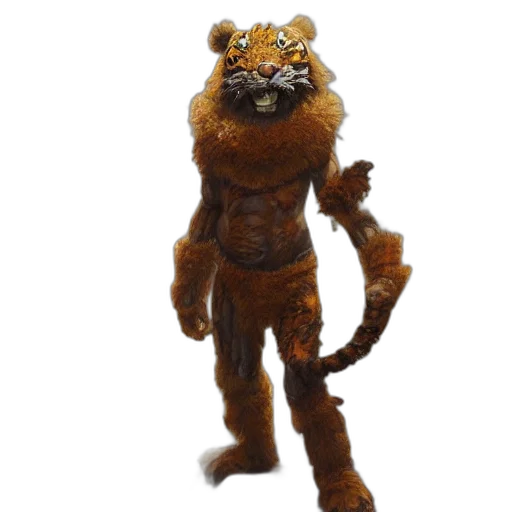creature, animal, staff, mask transparent PNG cut-out