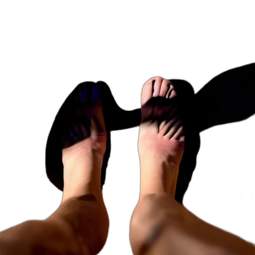 shoes, weapon, umbrella, hair transparent PNG cut-out