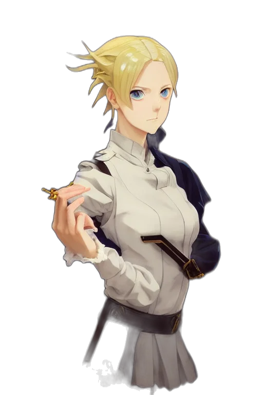 staff, jacket, weapon, crown transparent PNG cut-out