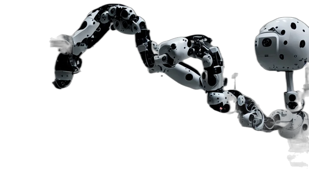 robot, cyberpunk, 3d render, concept art transparent PNG cut-out