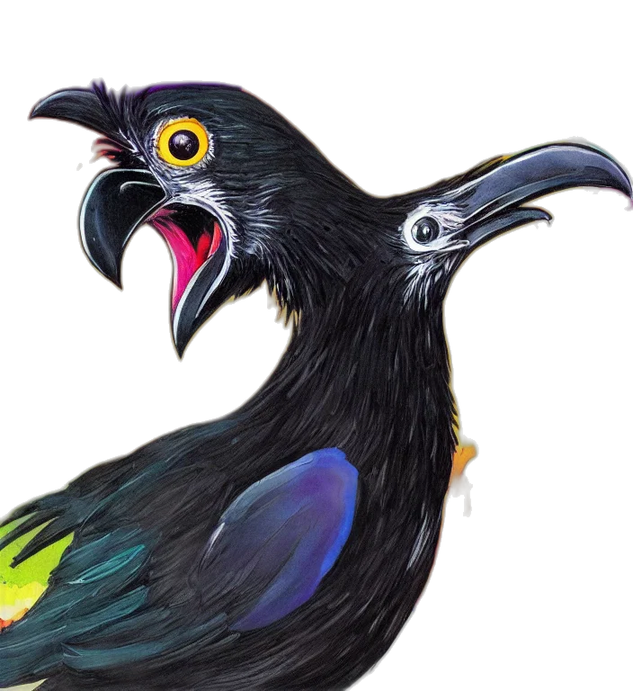 animal, concept art, photorealistic, watercolor, oil painting, dark, colorful, illustration transparent PNG cut-out
