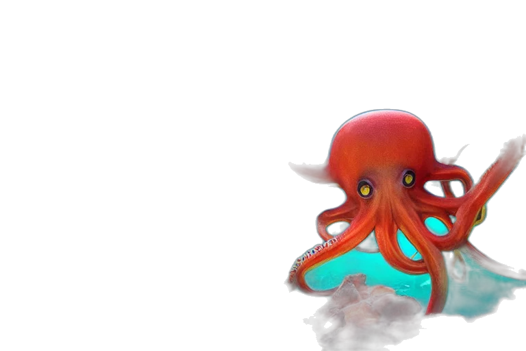 creature, animal, hat, mask, 3d render, concept art, fantasy art, pixel art transparent PNG cut-out