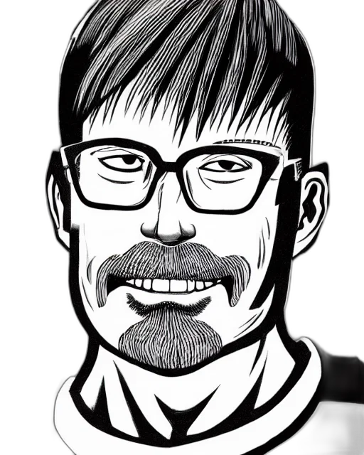 face, staff, cartoon, comic book art transparent PNG cut-out
