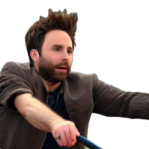 hair, staff, jacket, creature transparent PNG cut-out
