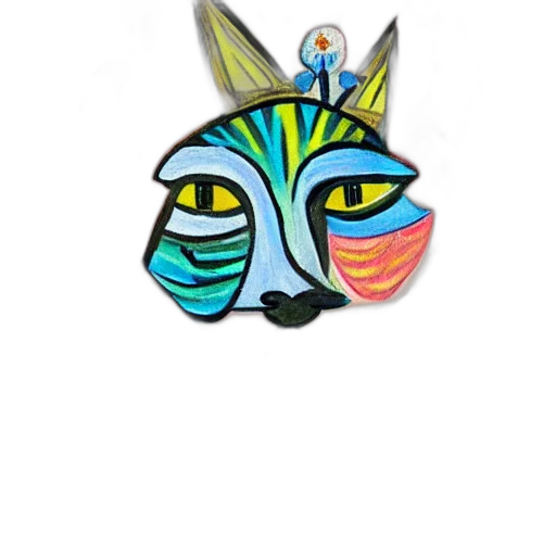 mask, jewelry, staff, hat, fantasy art, cartoon, concept art, 3d render transparent PNG cut-out