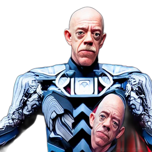 face, robot, comic book art, concept art, simmons, omni, man, live transparent PNG cut-out