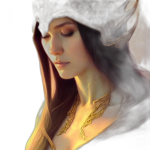 crown, jewelry, hat, face, fantasy art, photorealistic, oil painting, concept art transparent PNG cut-out