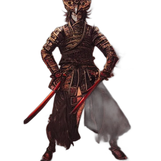 staff, mask, sword, dragon, concept art, fantasy art, pixel art, 3d render transparent PNG cut-out
