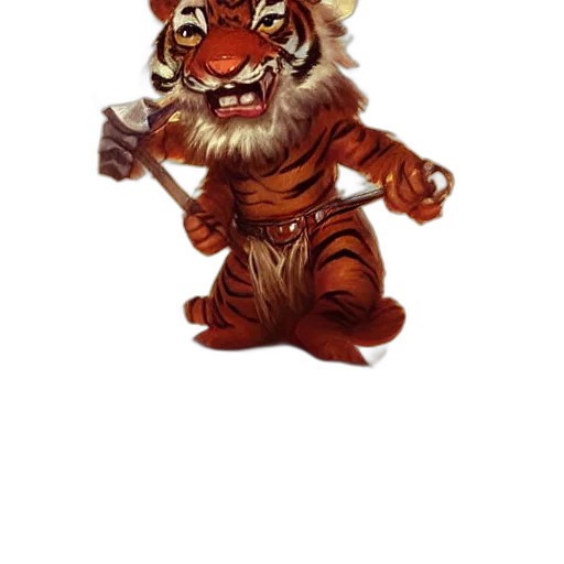 staff, animal, creature, fantasy art transparent PNG cut-out