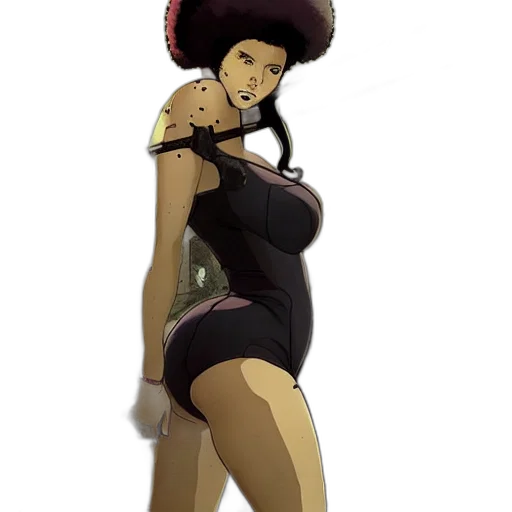 dress, hat, concept art, cartoon, anime, photorealistic, earth tones, thicc transparent PNG cut-out