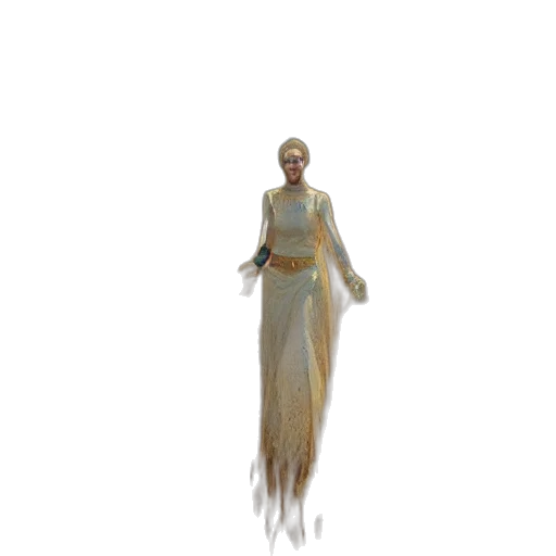 staff, dress, creature, jewelry transparent PNG cut-out