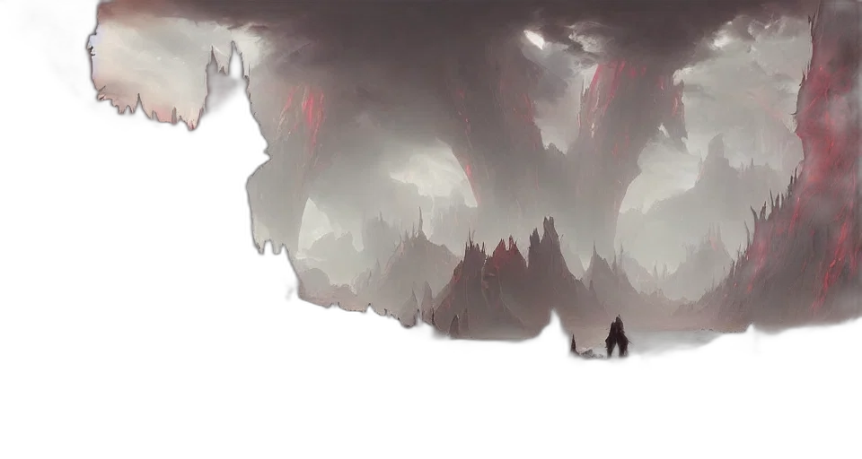 dragon, creature, mask, sword transparent PNG cut-out