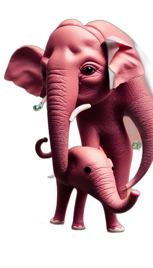 animal, creature, jewelry, 3d render transparent PNG cut-out