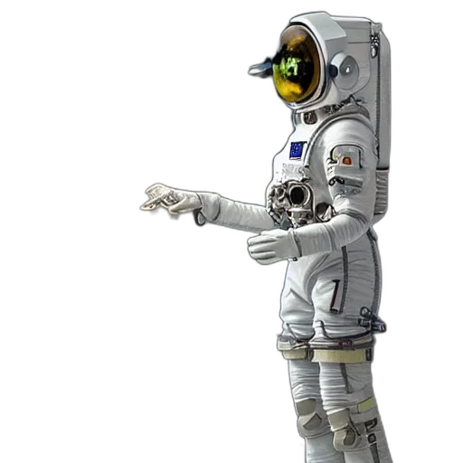 robot, staff, concept art, 3d render, outer space, cybernetic, symbiosis, mech transparent PNG cut-out