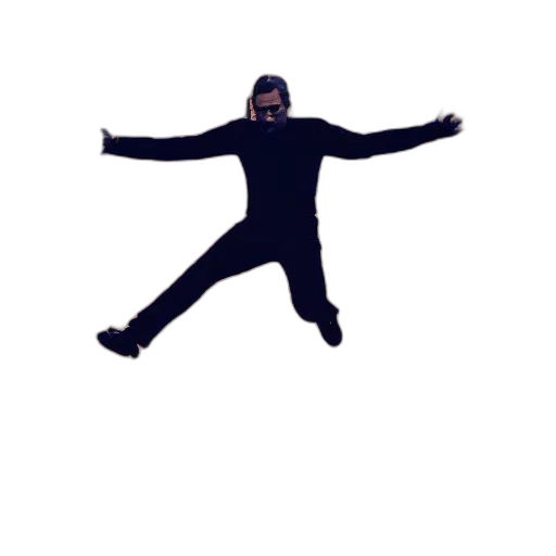jacket, staff, creature, animal transparent PNG cut-out