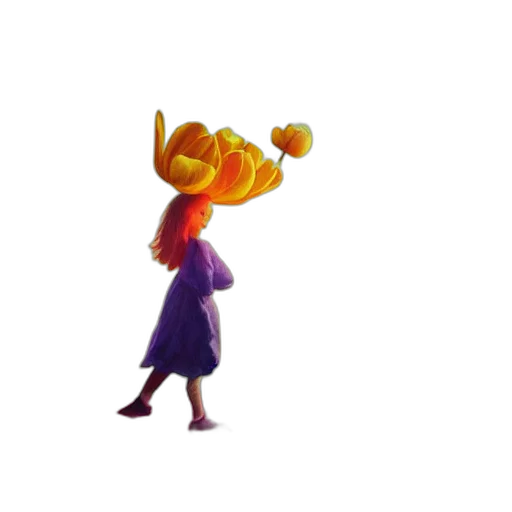 crown, staff, hat, flower transparent PNG cut-out