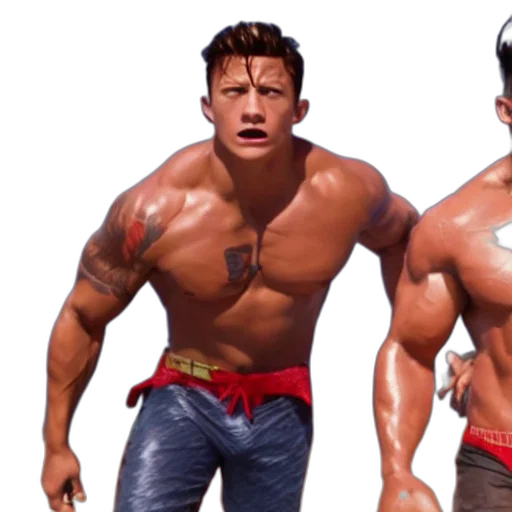 3d render, photorealistic, concept art, dwayne transparent PNG cut-out