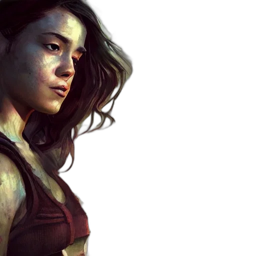 fantasy art, concept art, comic book art, photorealistic transparent PNG cut-out