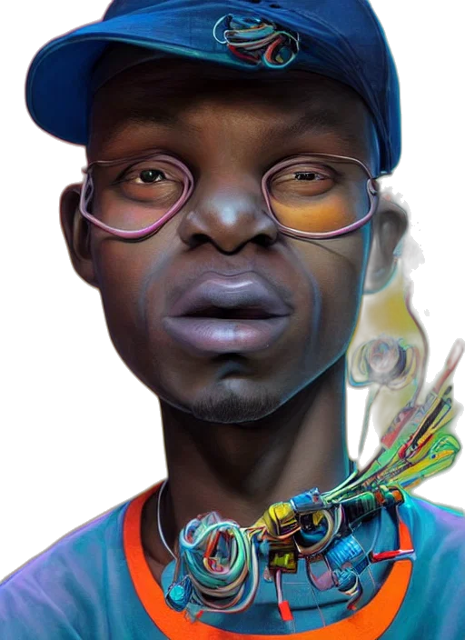 face, hat, staff, photorealistic, concept art, oil painting, watercolor, pastel transparent PNG cut-out
