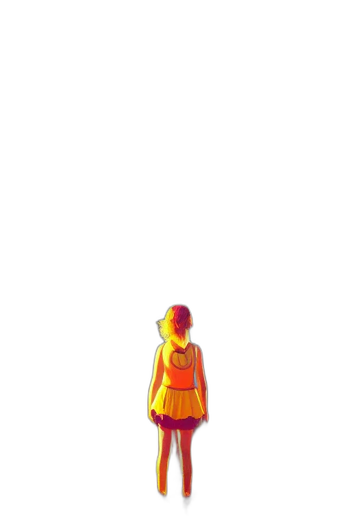 dress, robot, creature, mask, pixel art, 3d render, concept art, anime transparent PNG cut-out