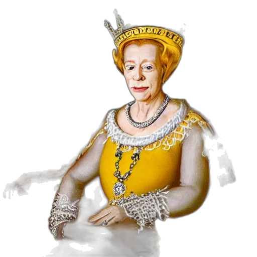 crown, jewelry, staff, dress, photorealistic, 3d render, concept art, cartoon transparent PNG cut-out