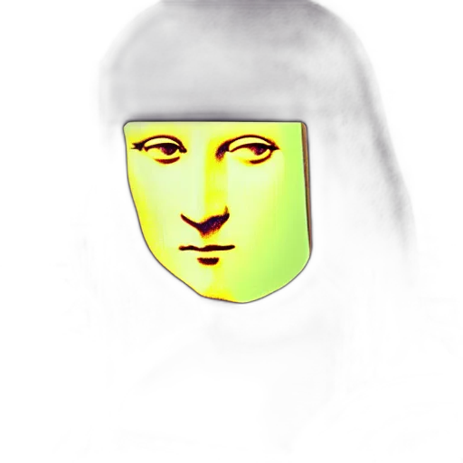 mask, face, robot, crown, photorealistic, 3d render, vaporwave, cartoon transparent PNG cut-out