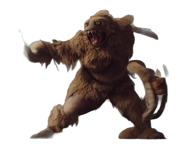 creature, animal, staff, concept art transparent PNG cut-out
