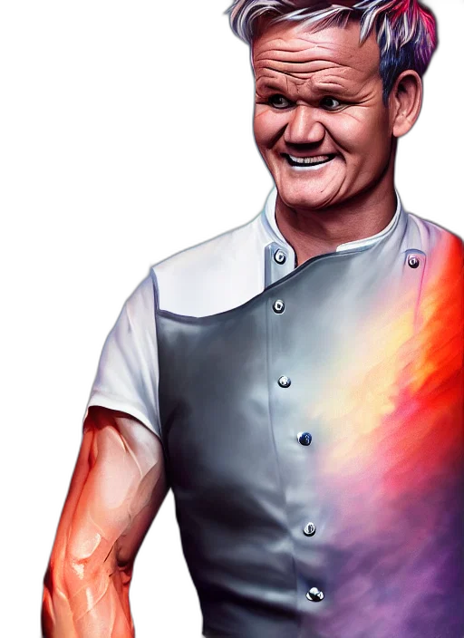 staff, food, face, photorealistic transparent PNG cut-out