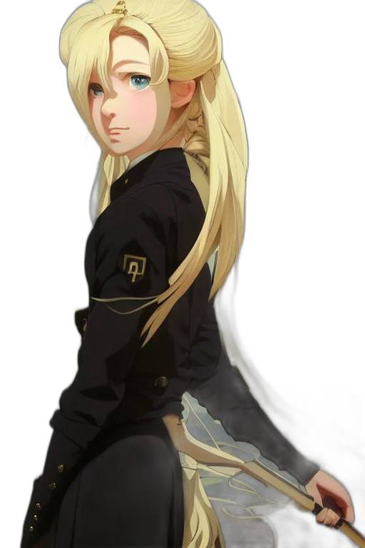 jacket, staff, crown, face transparent PNG cut-out