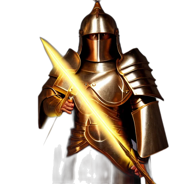 sword, staff, weapon, concept art, fantasy art, 3d render, photorealistic, golden transparent PNG cut-out