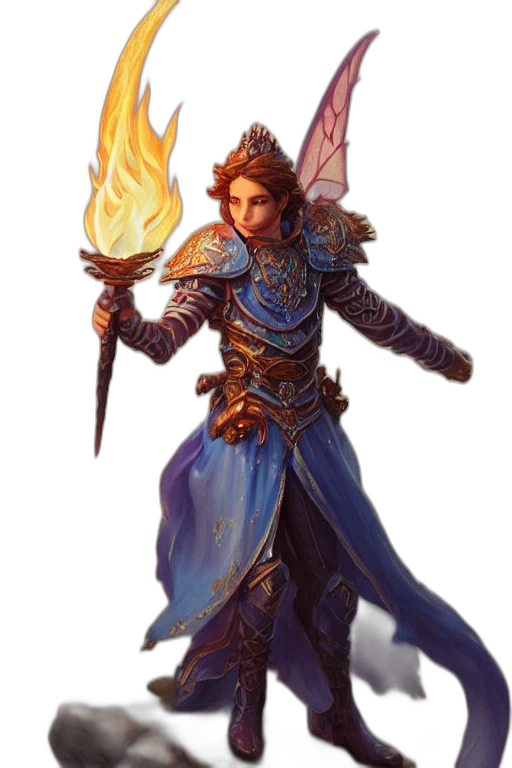 staff, sword, dragon, fantasy art transparent PNG cut-out