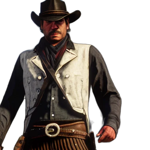 jacket, hat, weapon, staff transparent PNG cut-out