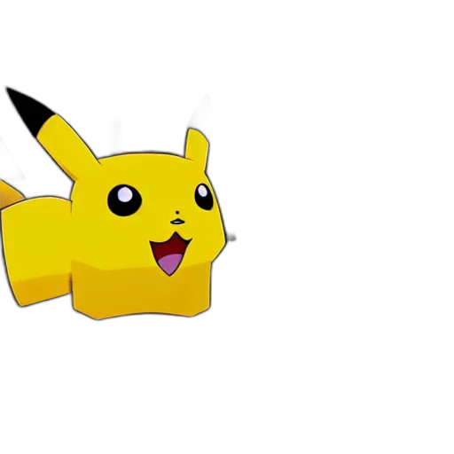 animal, creature, pixel art, 3d render transparent PNG cut-out