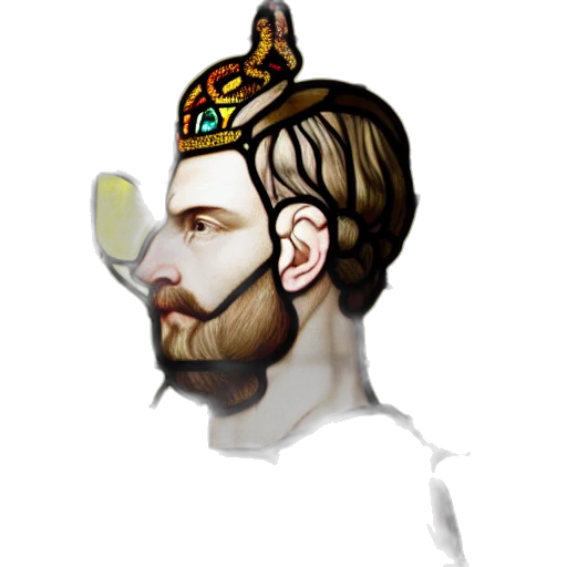 crown, face, staff, mask, concept art, pixel art, fantasy art, photorealistic transparent PNG cut-out