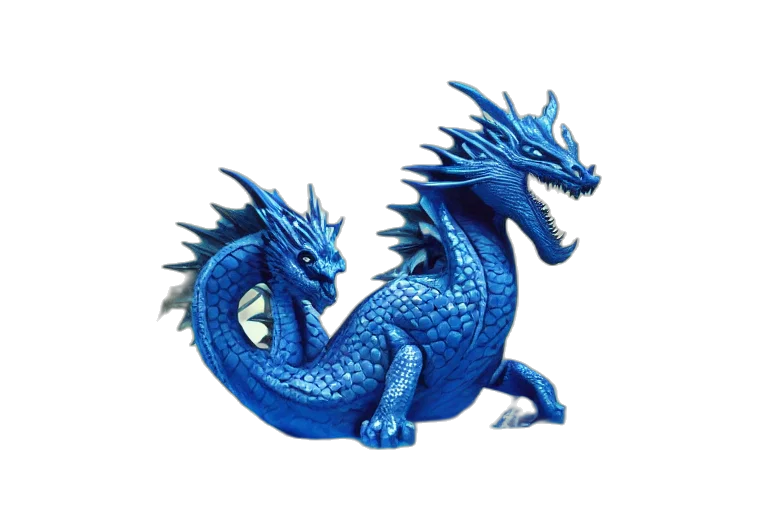 dragon, creature, animal, staff transparent PNG cut-out