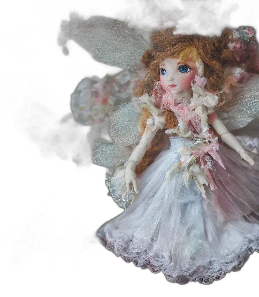 dress, creature, 3d render, fantasy art, concept art, photorealistic, pastel, high transparent PNG cut-out