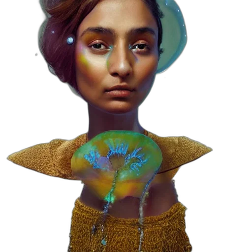 face, jewelry, crown, dress, concept art, fantasy art, photorealistic, oil painting transparent PNG cut-out