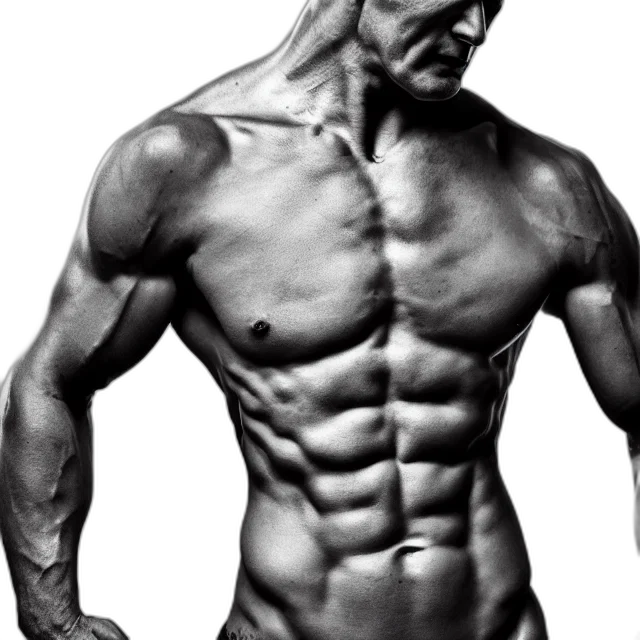 photorealistic, 3d render, pencil sketch, concept art, fit, body, highly, detailed transparent PNG cut-out