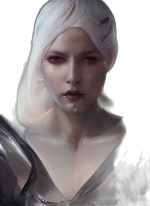 face, mask, creature, fantasy art transparent PNG cut-out