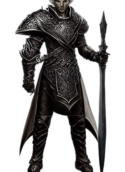 sword, staff, weapon, fantasy art, concept art, 3d render, comic book art, monochrome transparent PNG cut-out