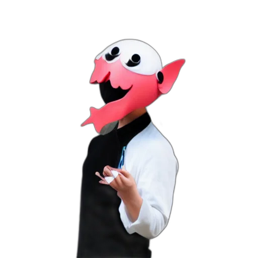 mask, staff, creature, animal transparent PNG cut-out