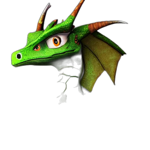 dragon, animal, creature, mask transparent PNG cut-out