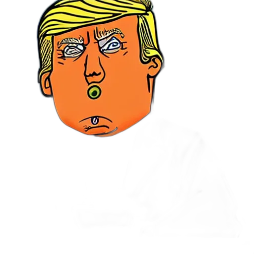 face, mask, hat, staff, cartoon, photorealistic, comic book art, pixel art transparent PNG cut-out