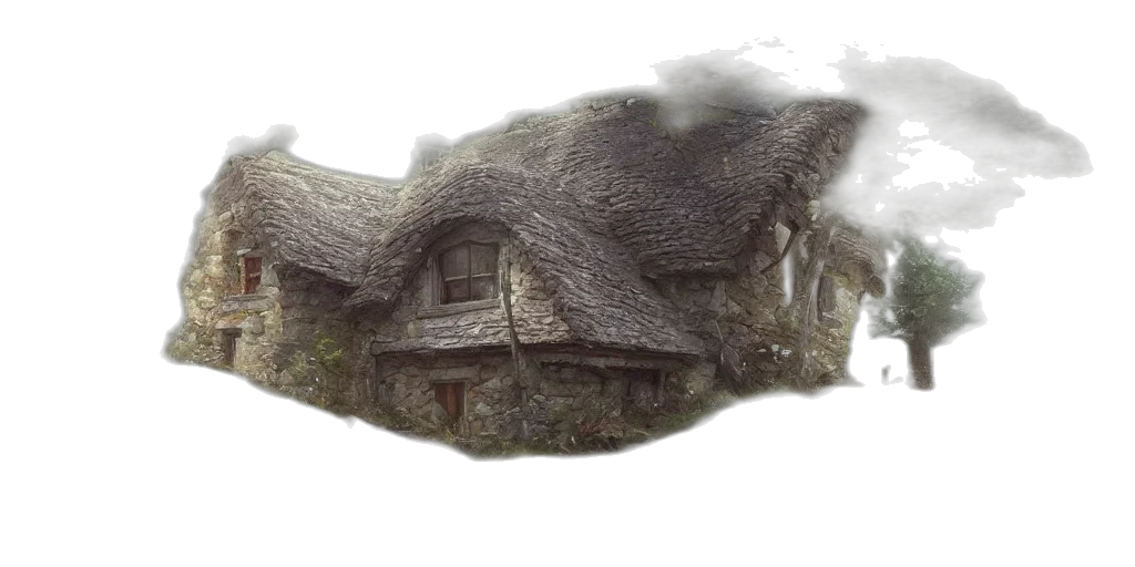 building, dragon, hair, tree transparent PNG cut-out