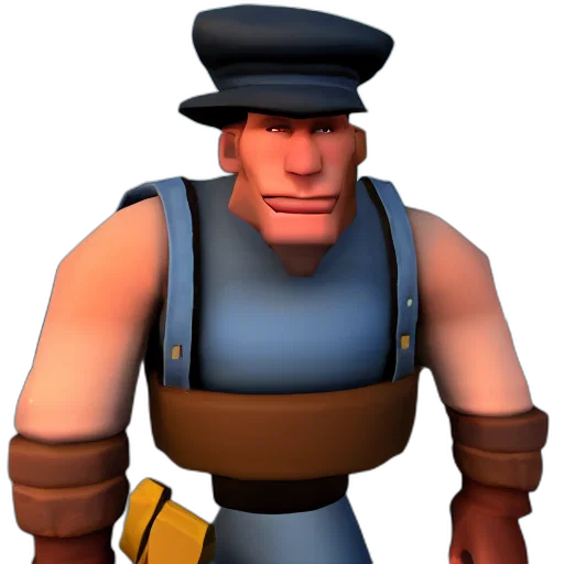 staff, hat, face, robot, 3d render, concept art, photorealistic, cartoon transparent PNG cut-out