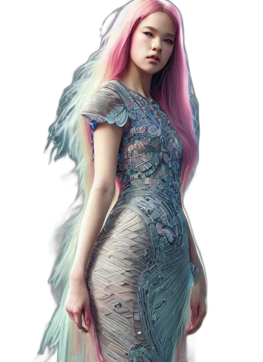 dress, dragon, fantasy art, concept art transparent PNG cut-out
